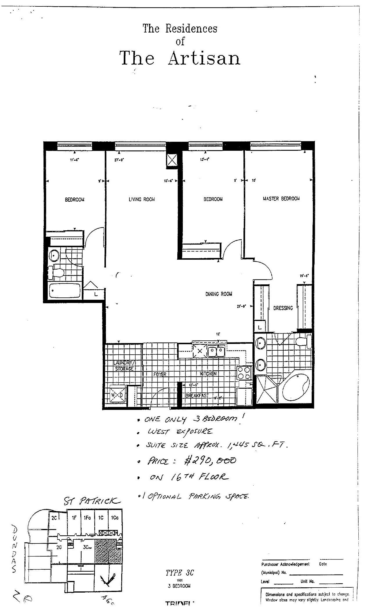 Type 3C floor plan