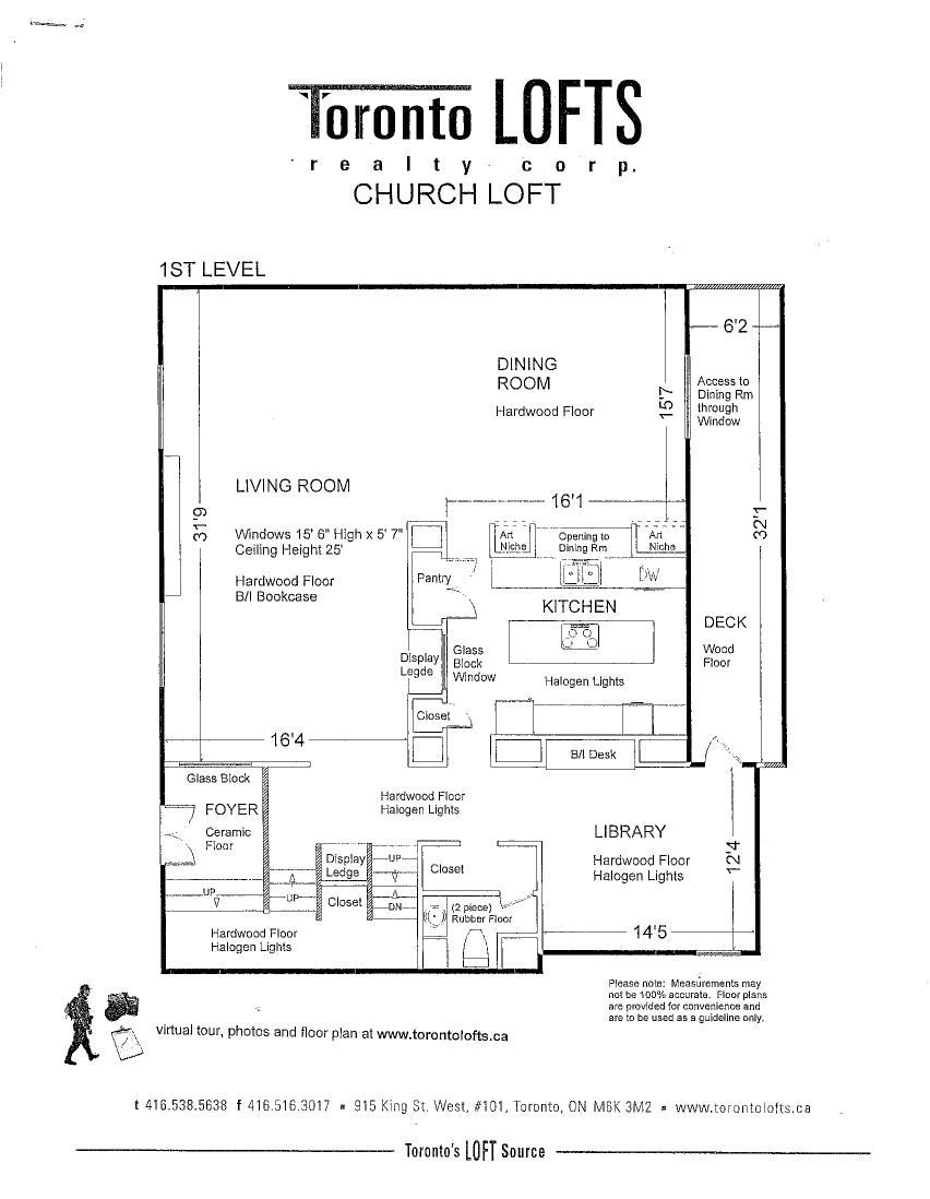 Church Loft (4-Level) floor plan