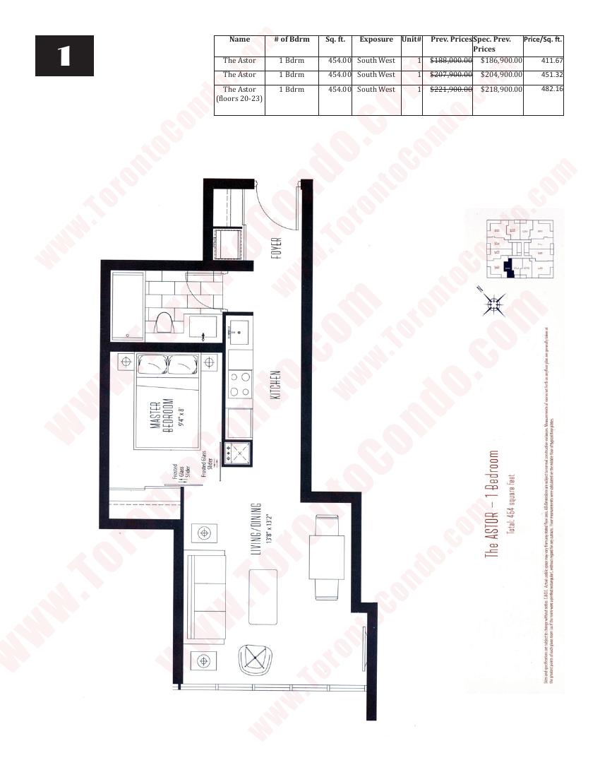 The Astor floor plan