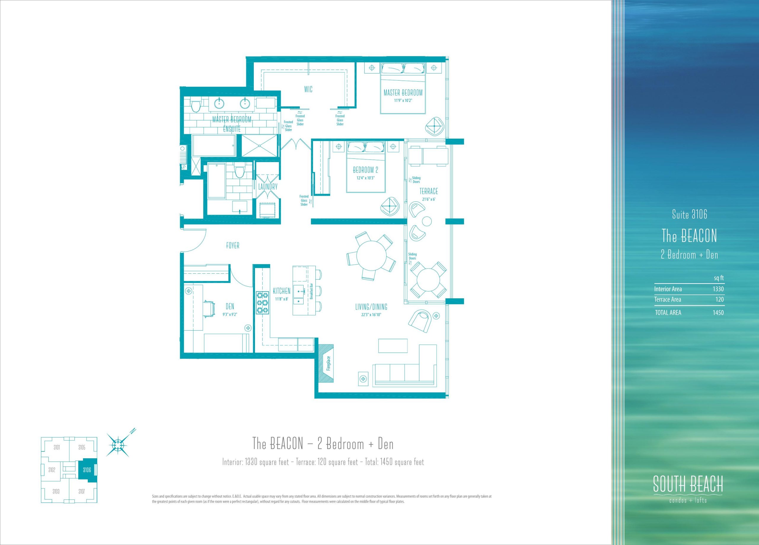 The Beacon floor plan