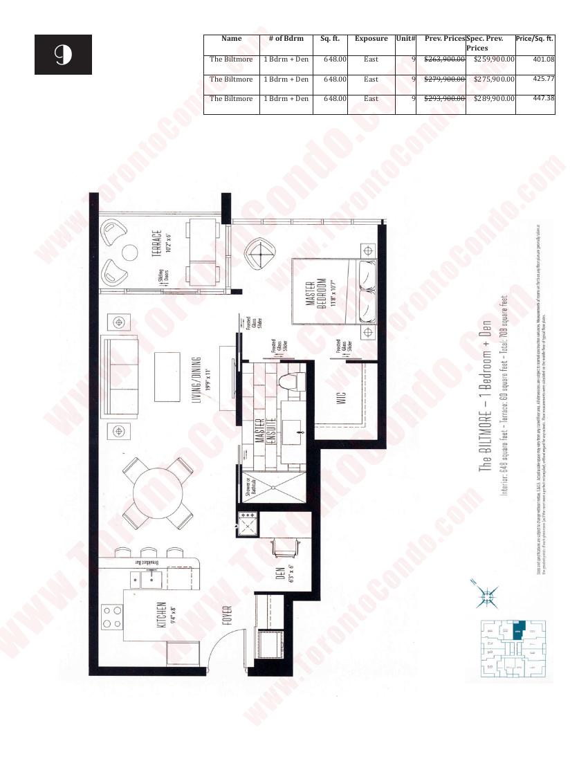 The Biltmore floor plan
