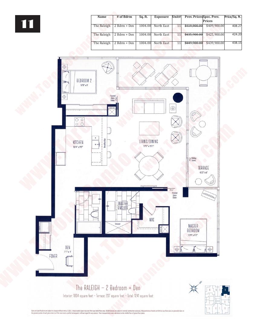 The Raleigh floor plan