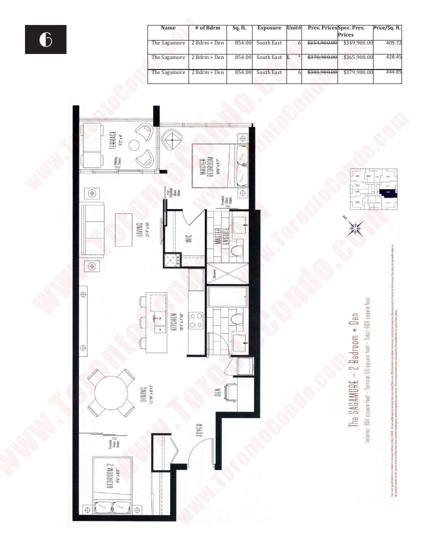 The Sagamore floor plan