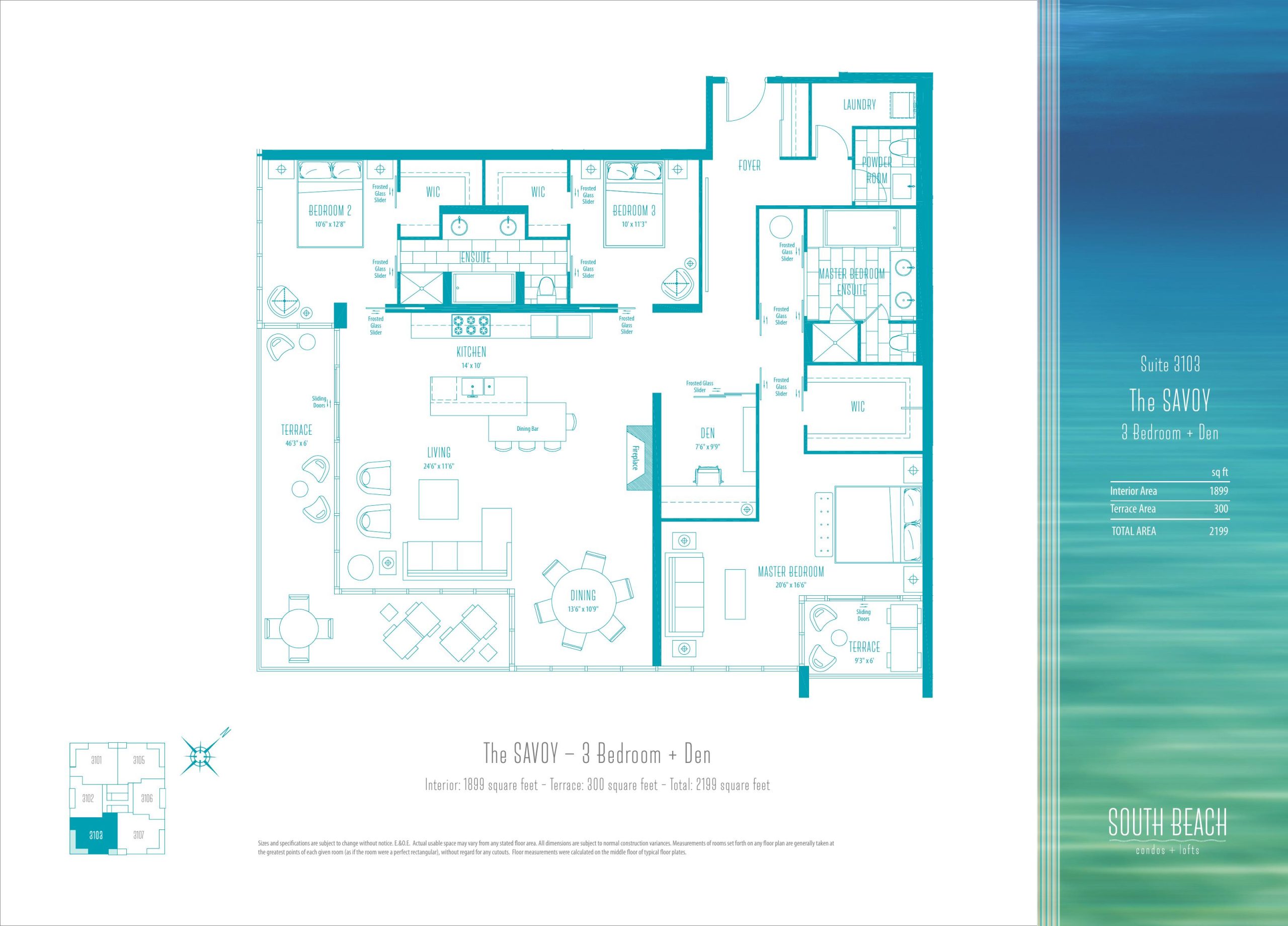 The Savoy floor plan