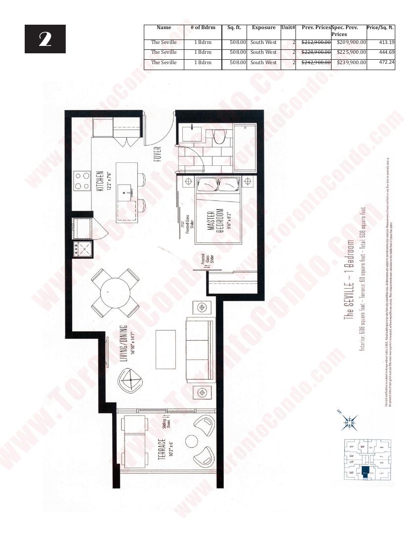 The Seville floor plan