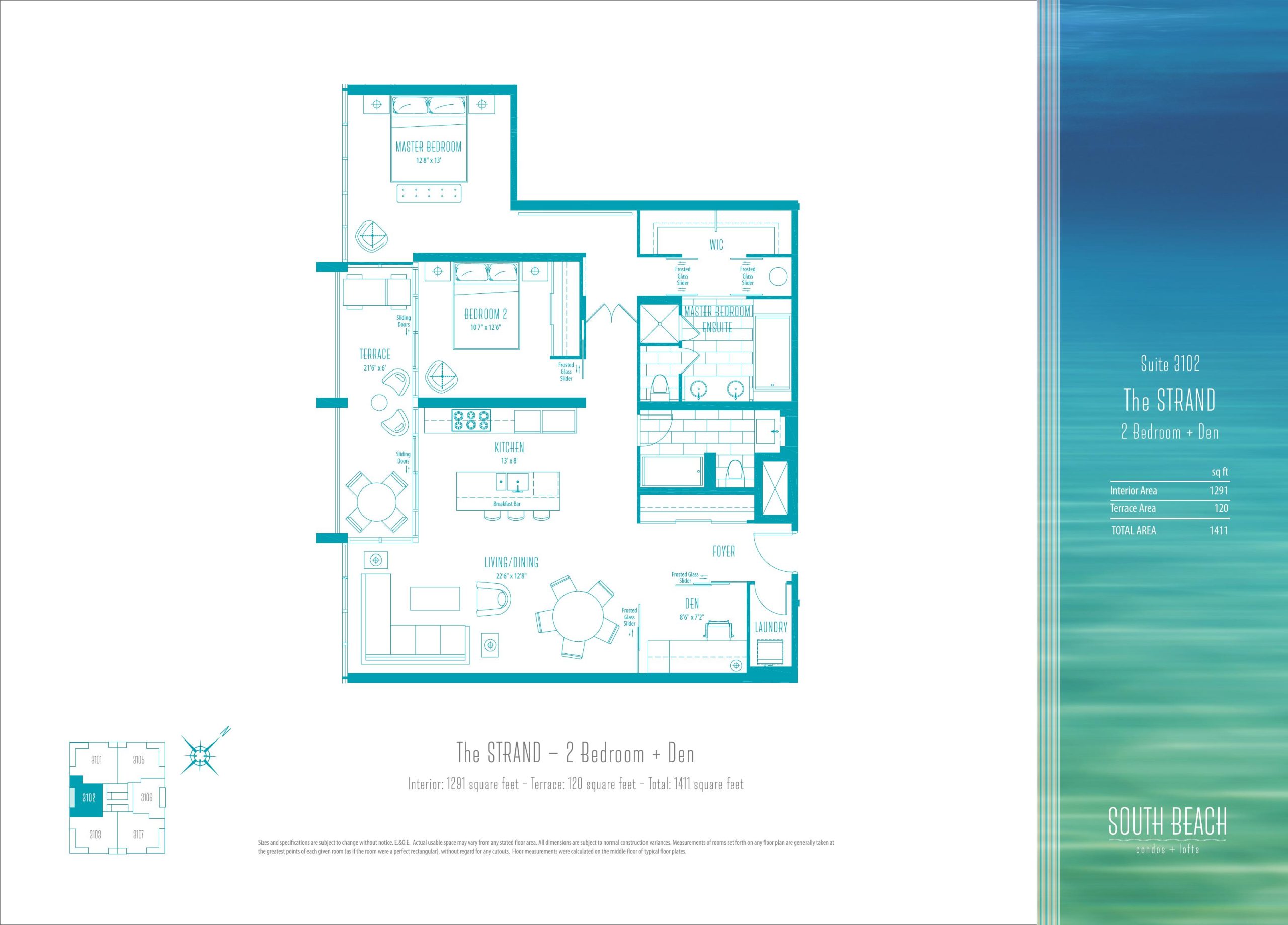 The Strand floor plan