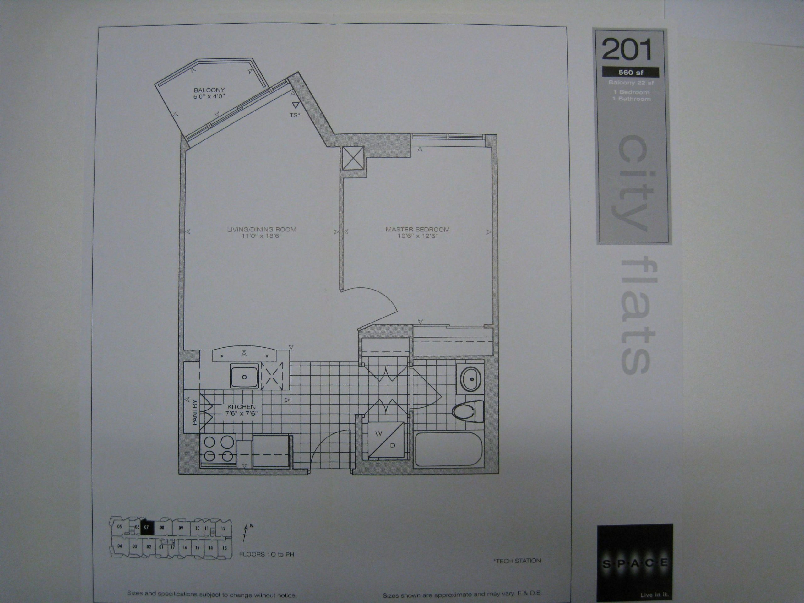 Suite 201 floor plan