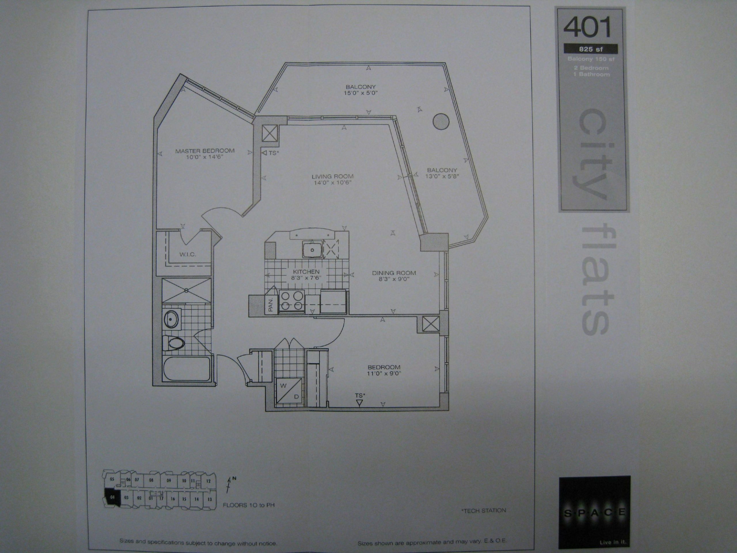 Suite 401 floor plan