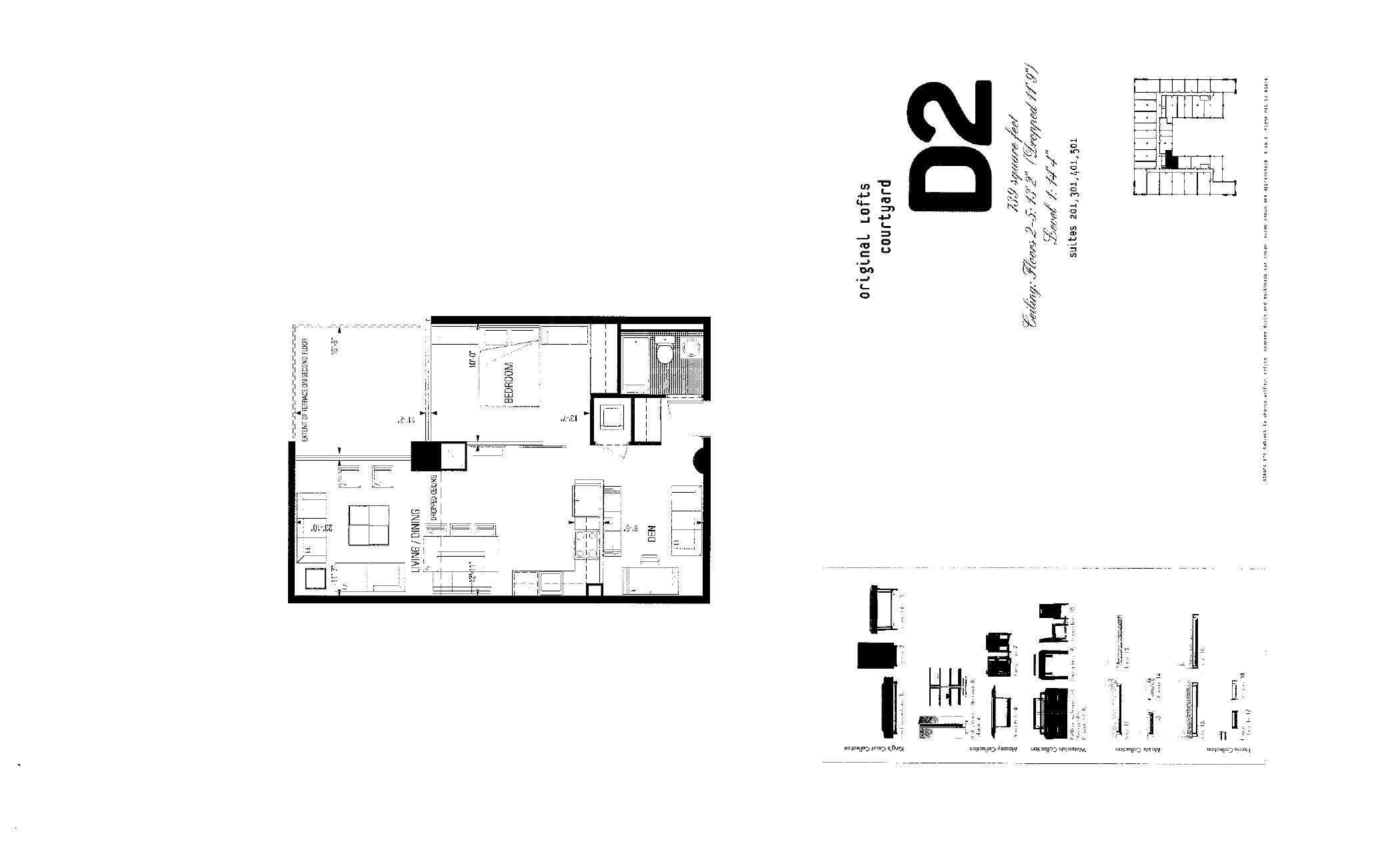 D2 (original lofts) floor plan