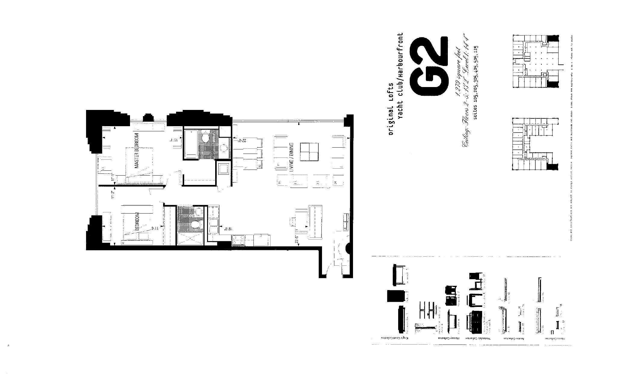 G2 (original lofts) floor plan