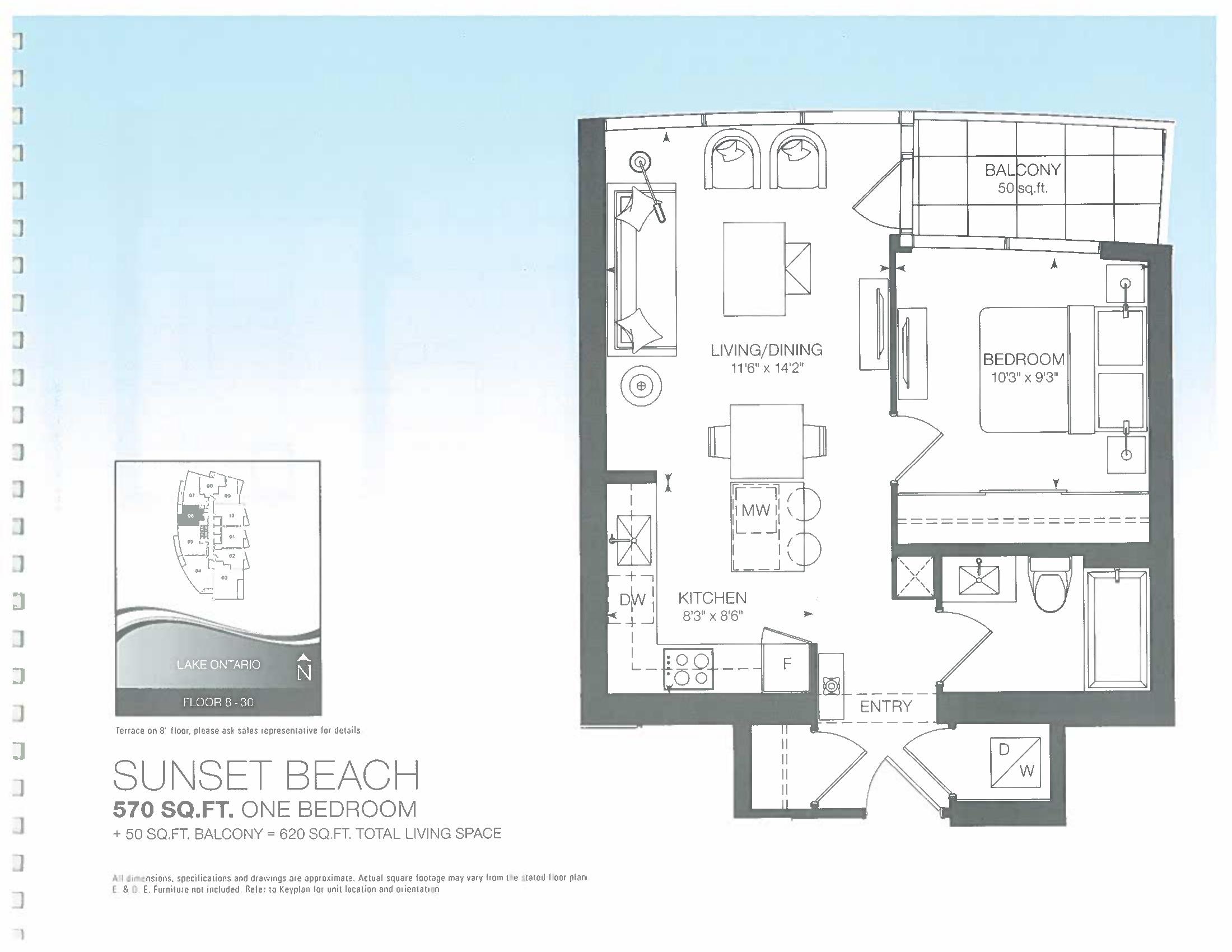 Sunset Beach 570 floor plan