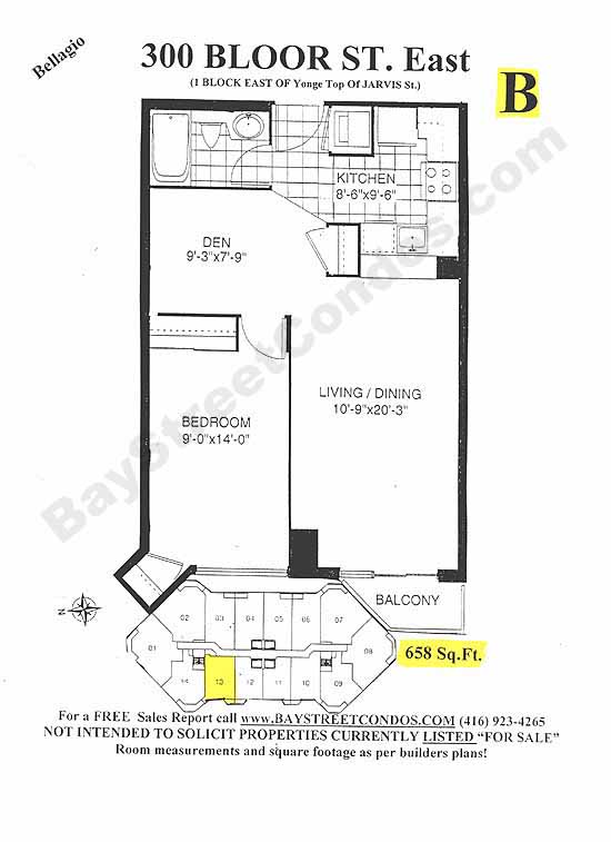 Model B floor plan
