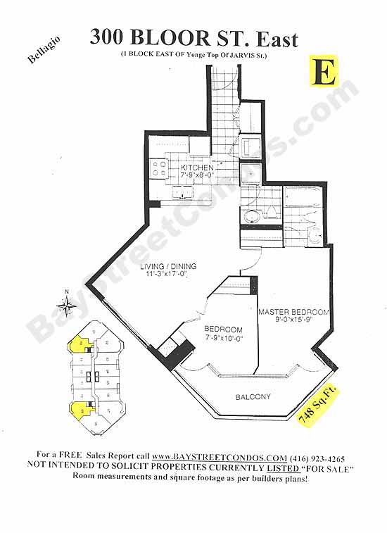 Model E floor plan