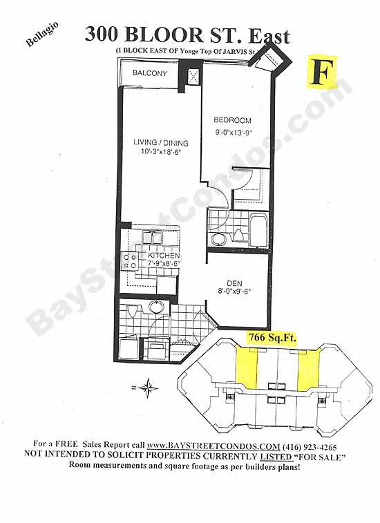 Model F floor plan