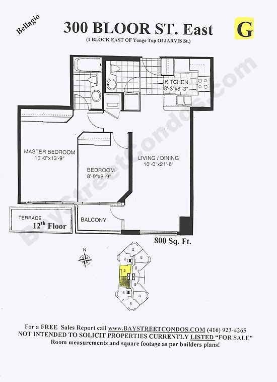 Model G floor plan