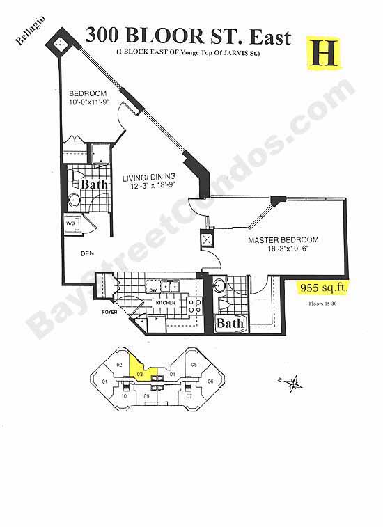 Model H floor plan