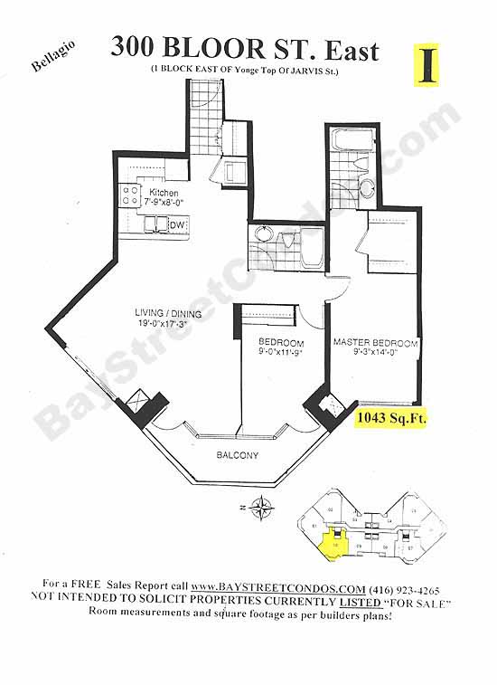 Model I floor plan