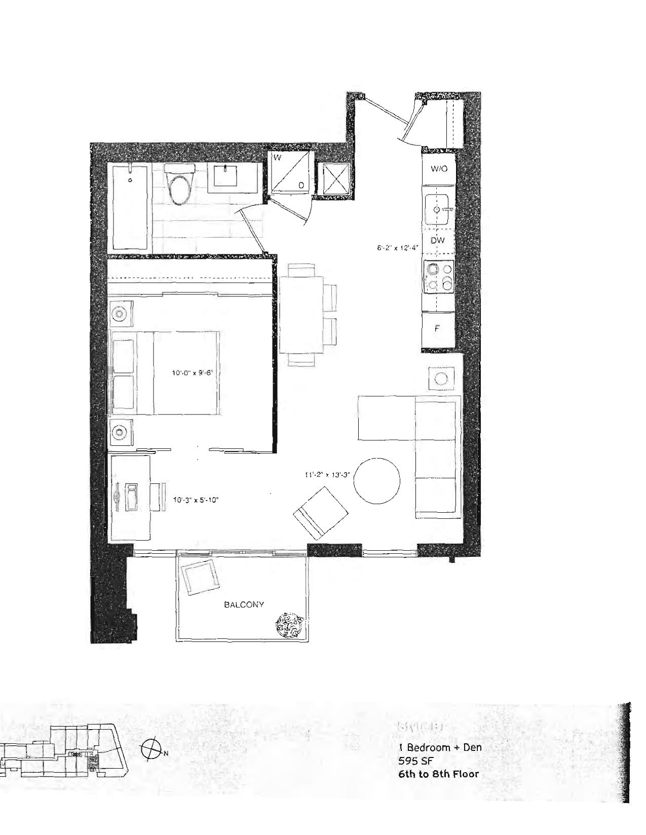 Style B1 floor plan