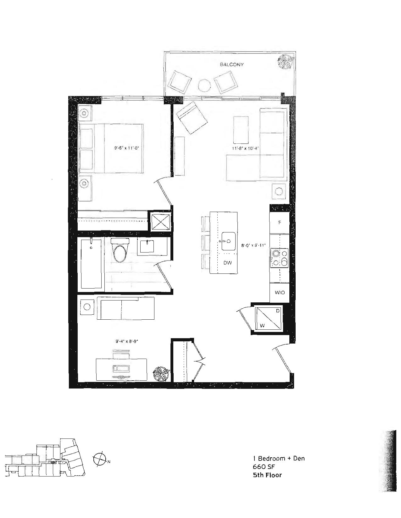 Style B3 floor plan