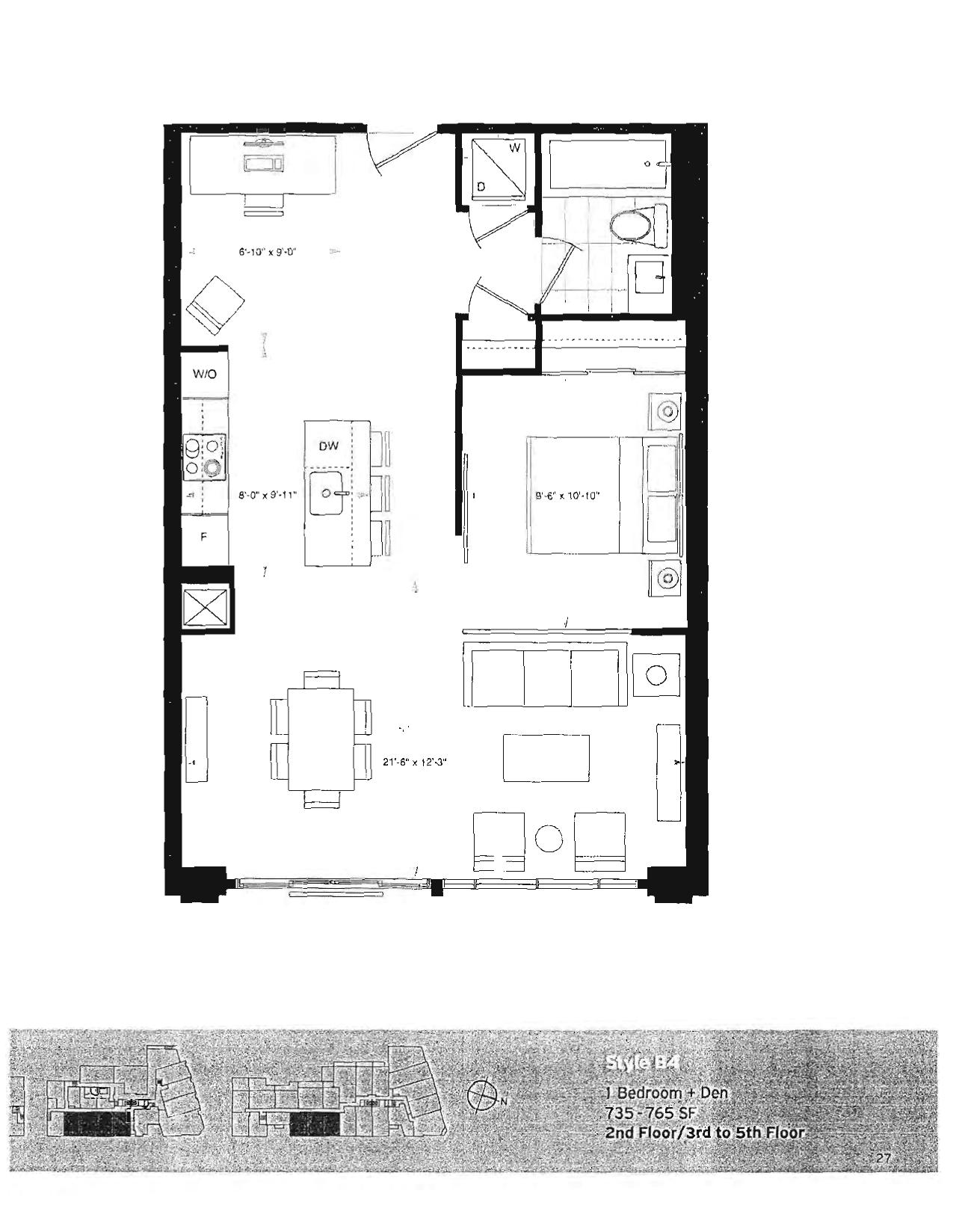 Style B4 floor plan