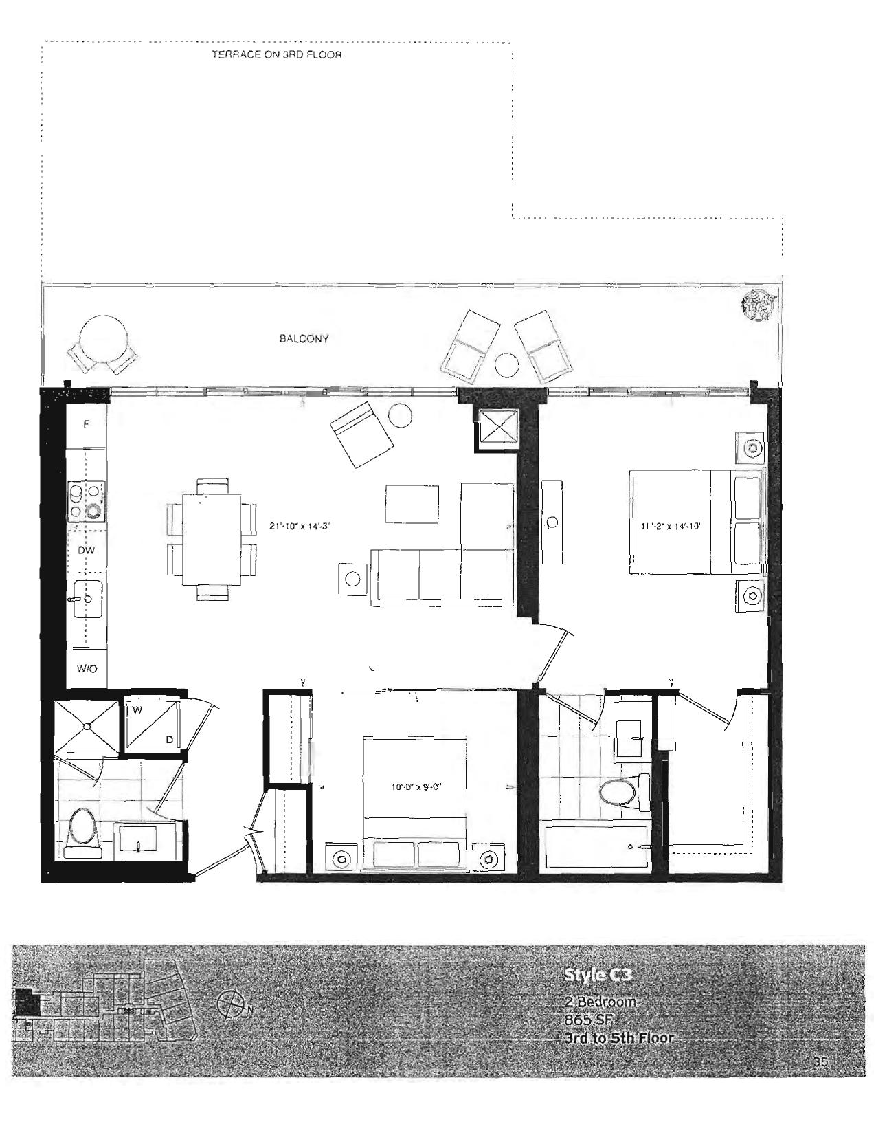Style C3 floor plan
