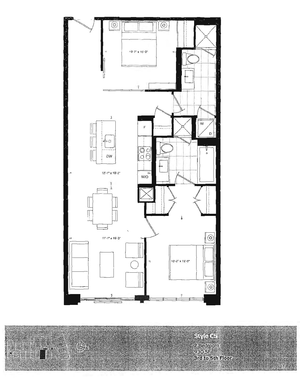 Style C5 floor plan