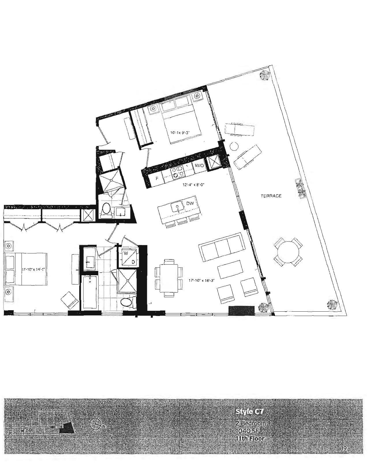Style C7 floor plan