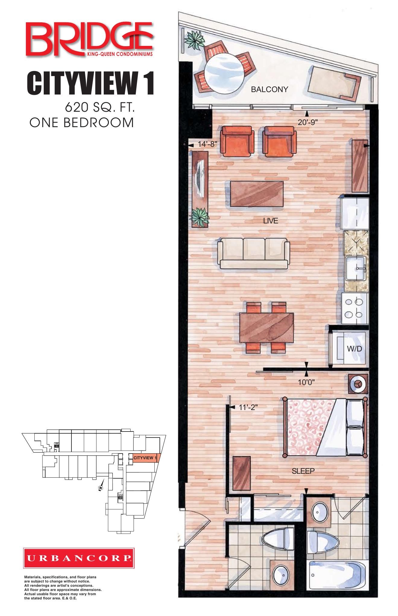 Cityview 1 floor plan