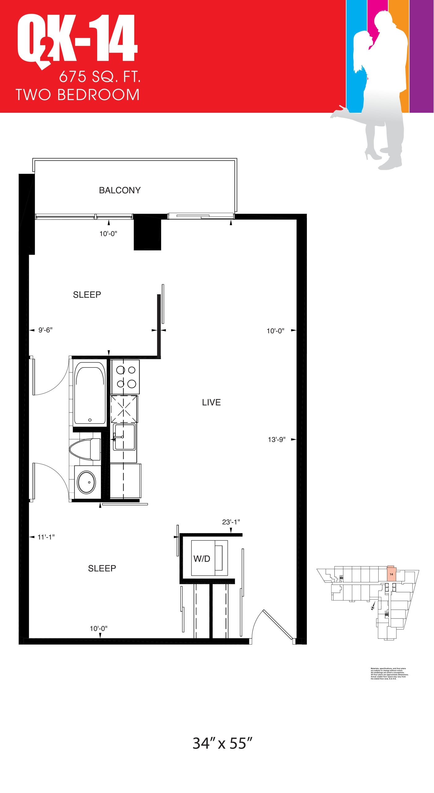 QX-14 floor plan