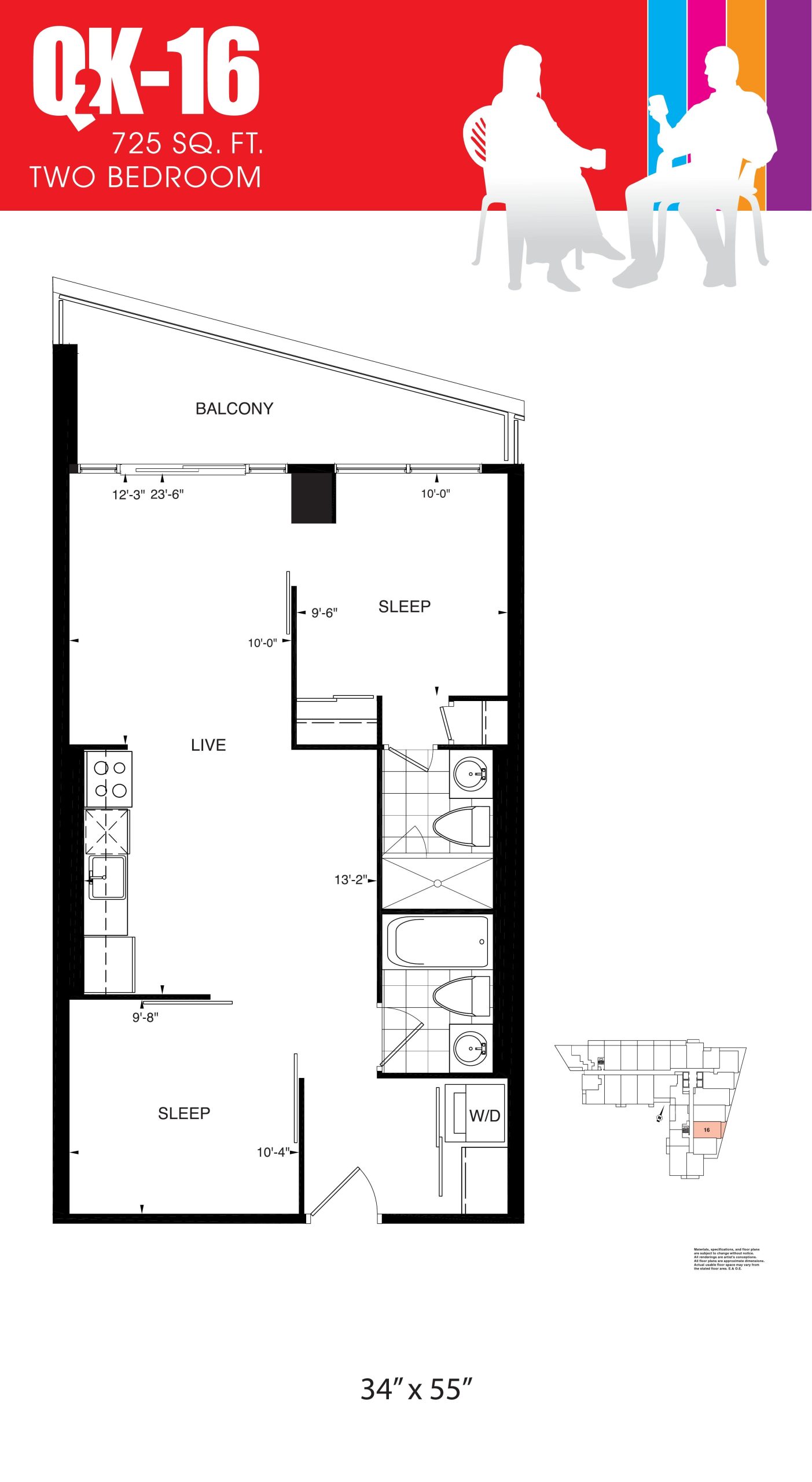 QX-16 floor plan