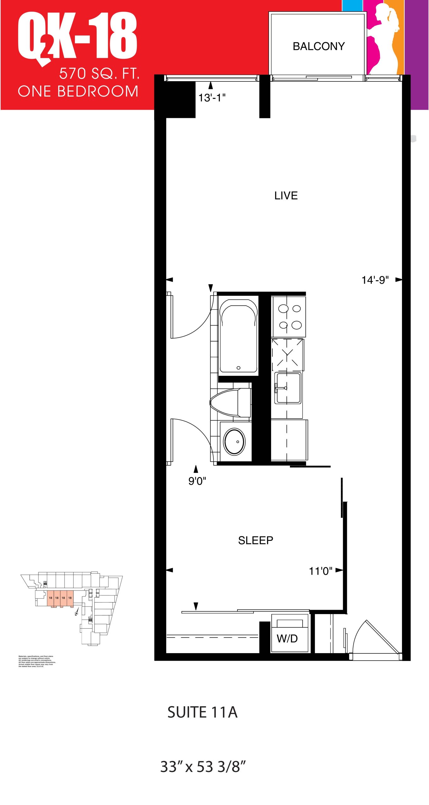 QX-18 floor plan