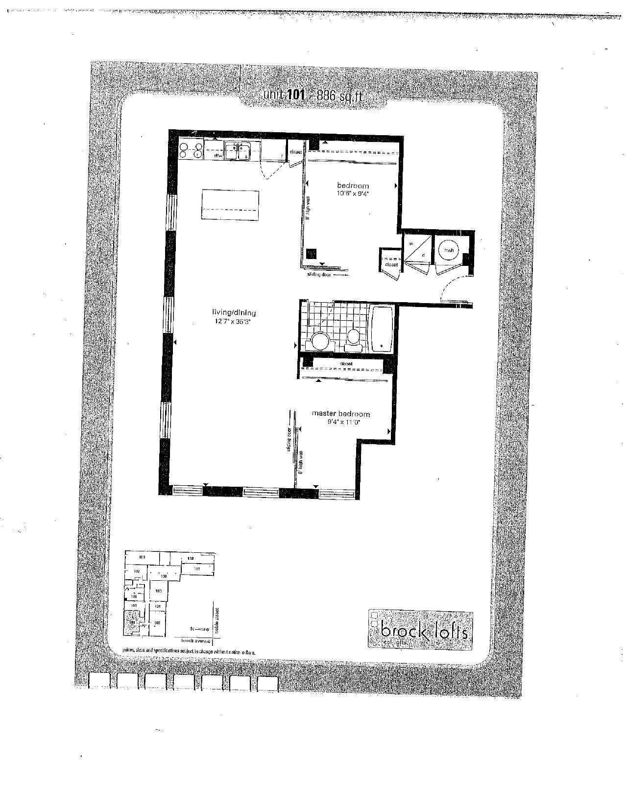 Suite 101 floor plan