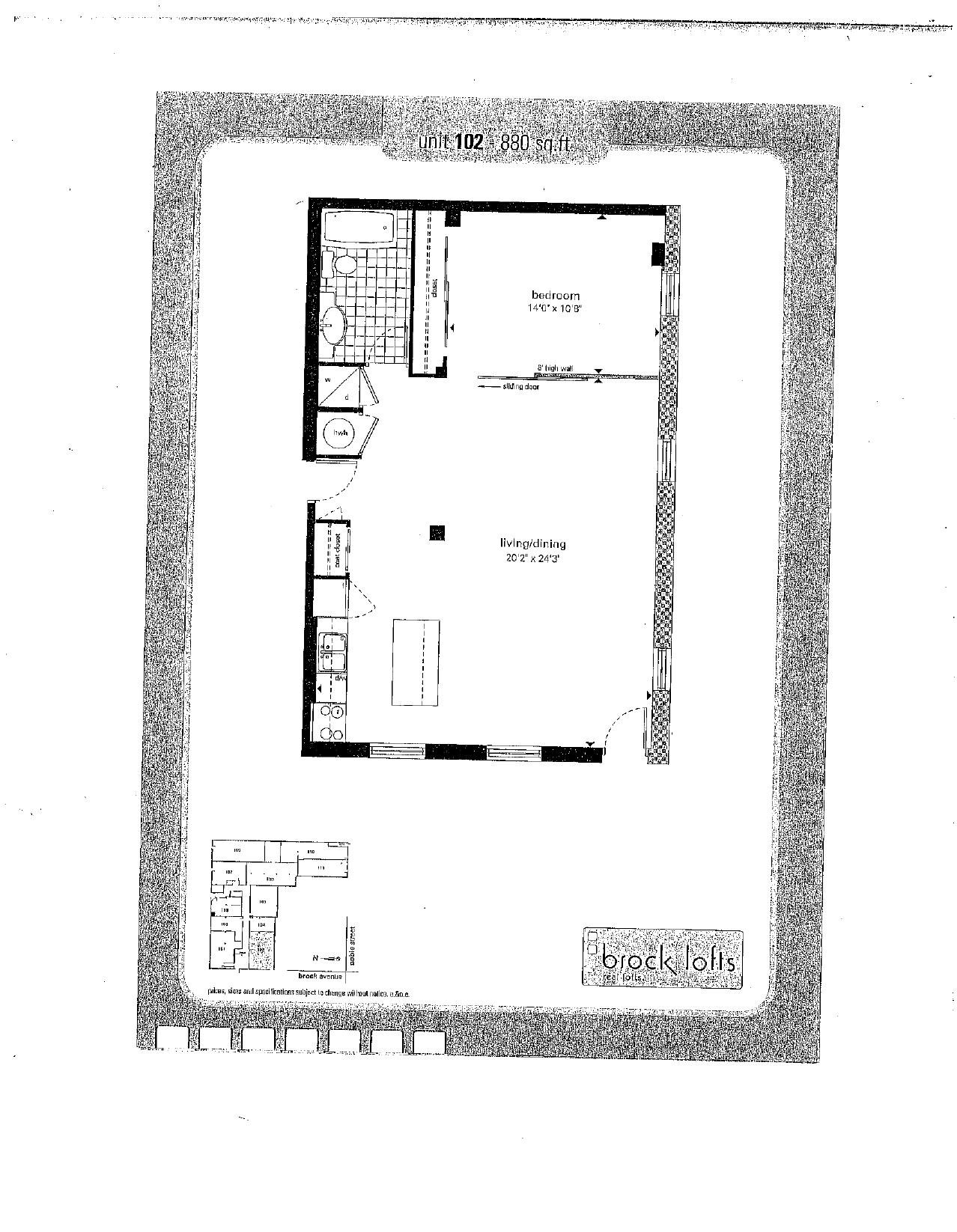 Suite 102 floor plan