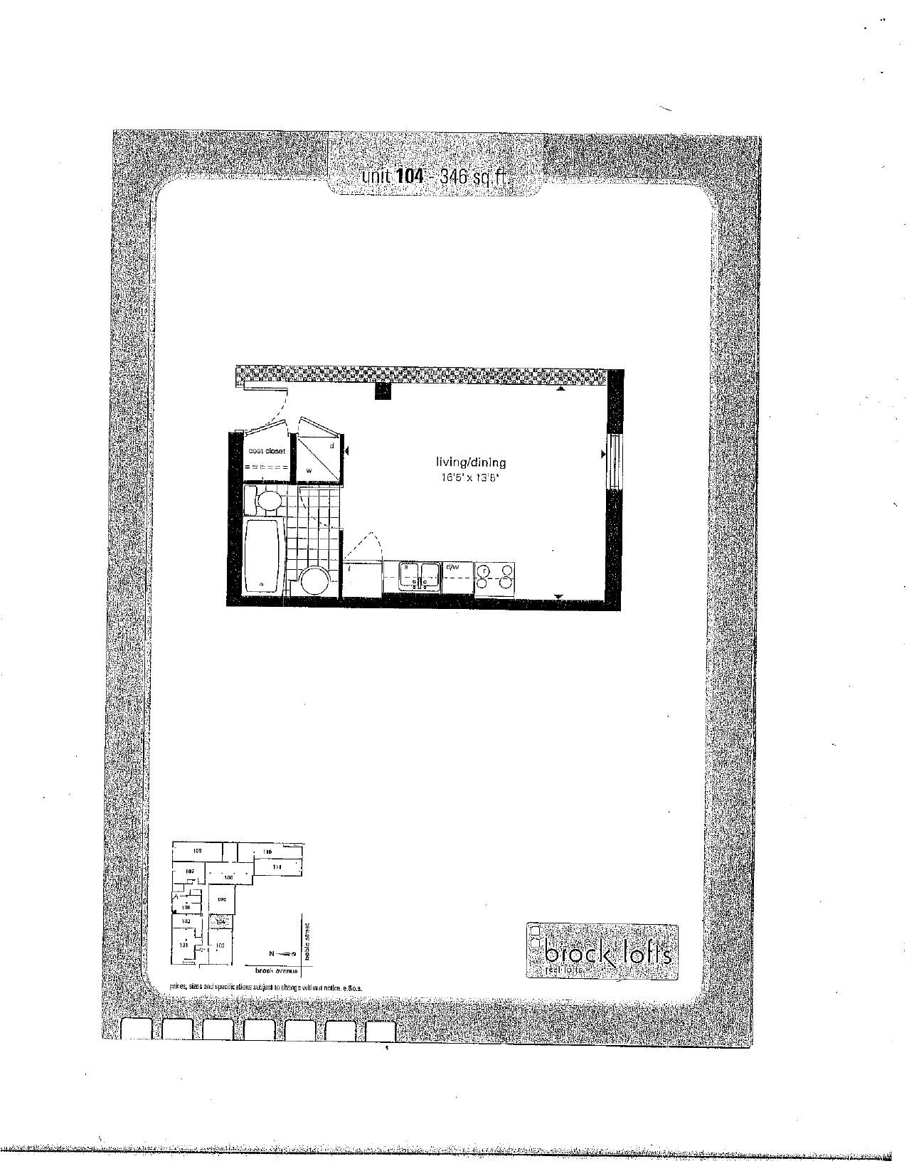 Suite 104 floor plan