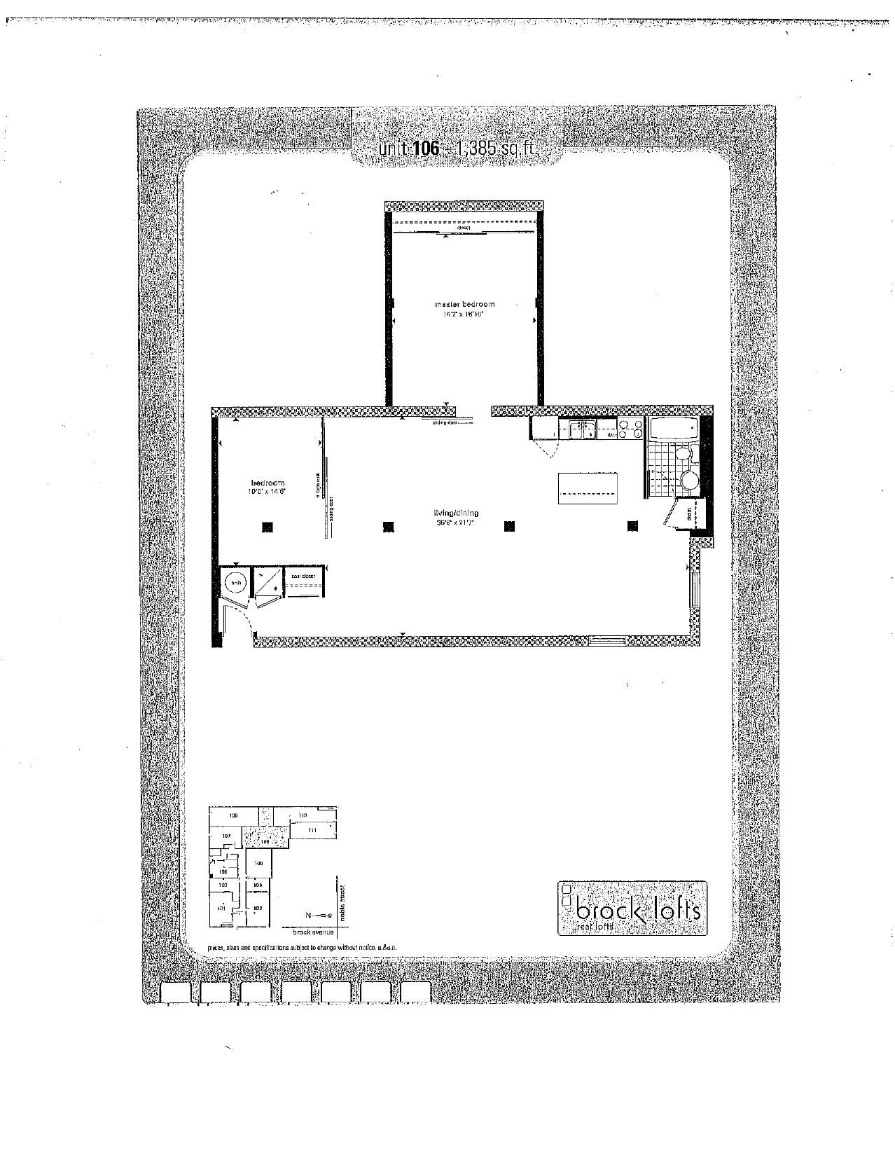Suite 106 floor plan