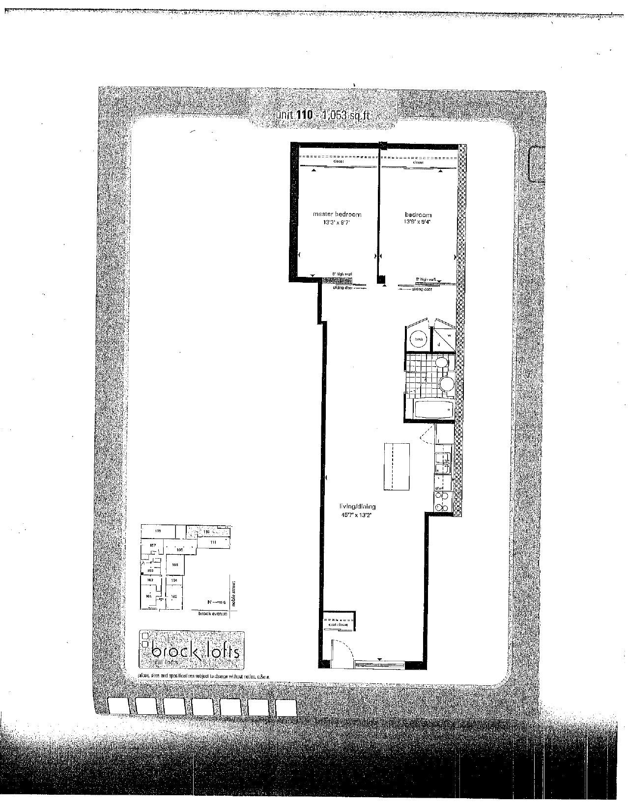Suite 110 floor plan