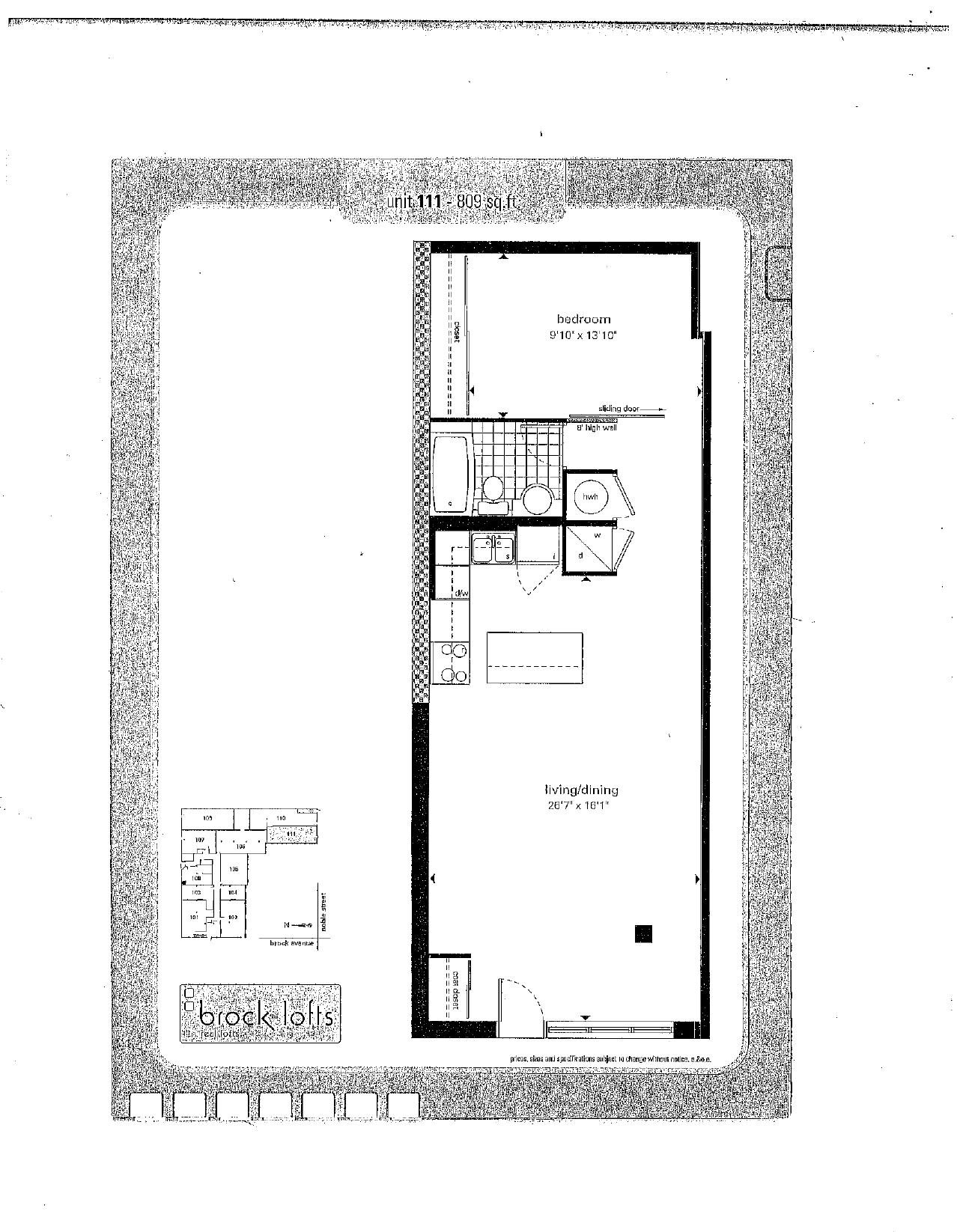 Suite 111 floor plan