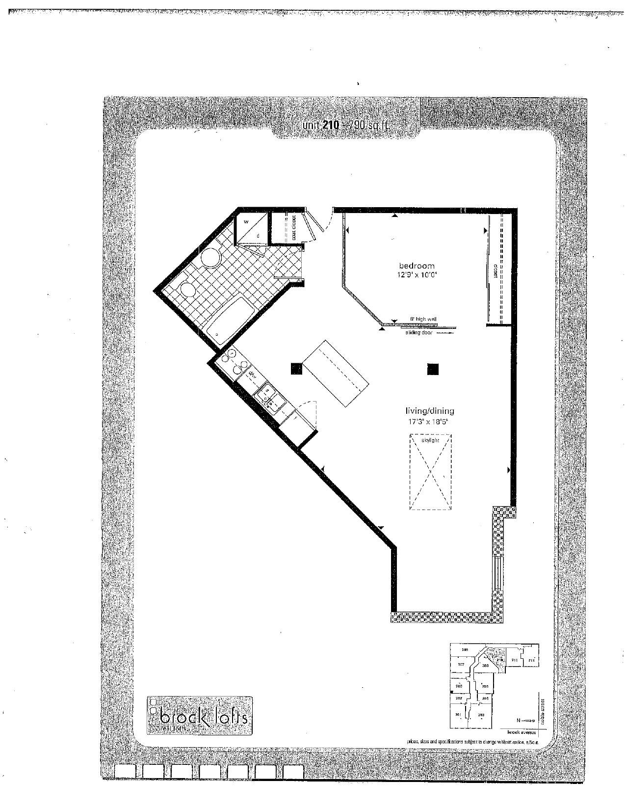 Suite 210 floor plan