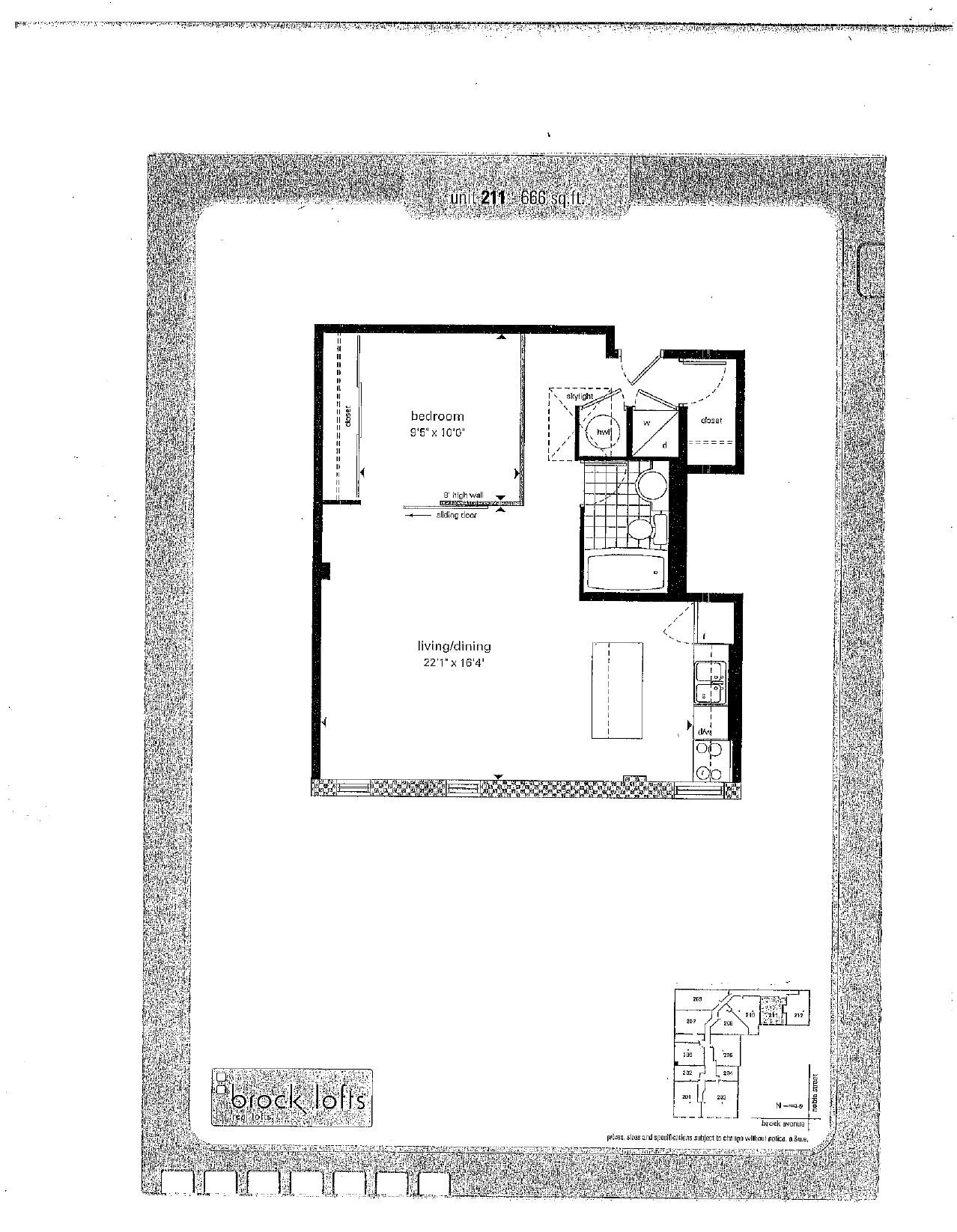 Suite 211 floor plan