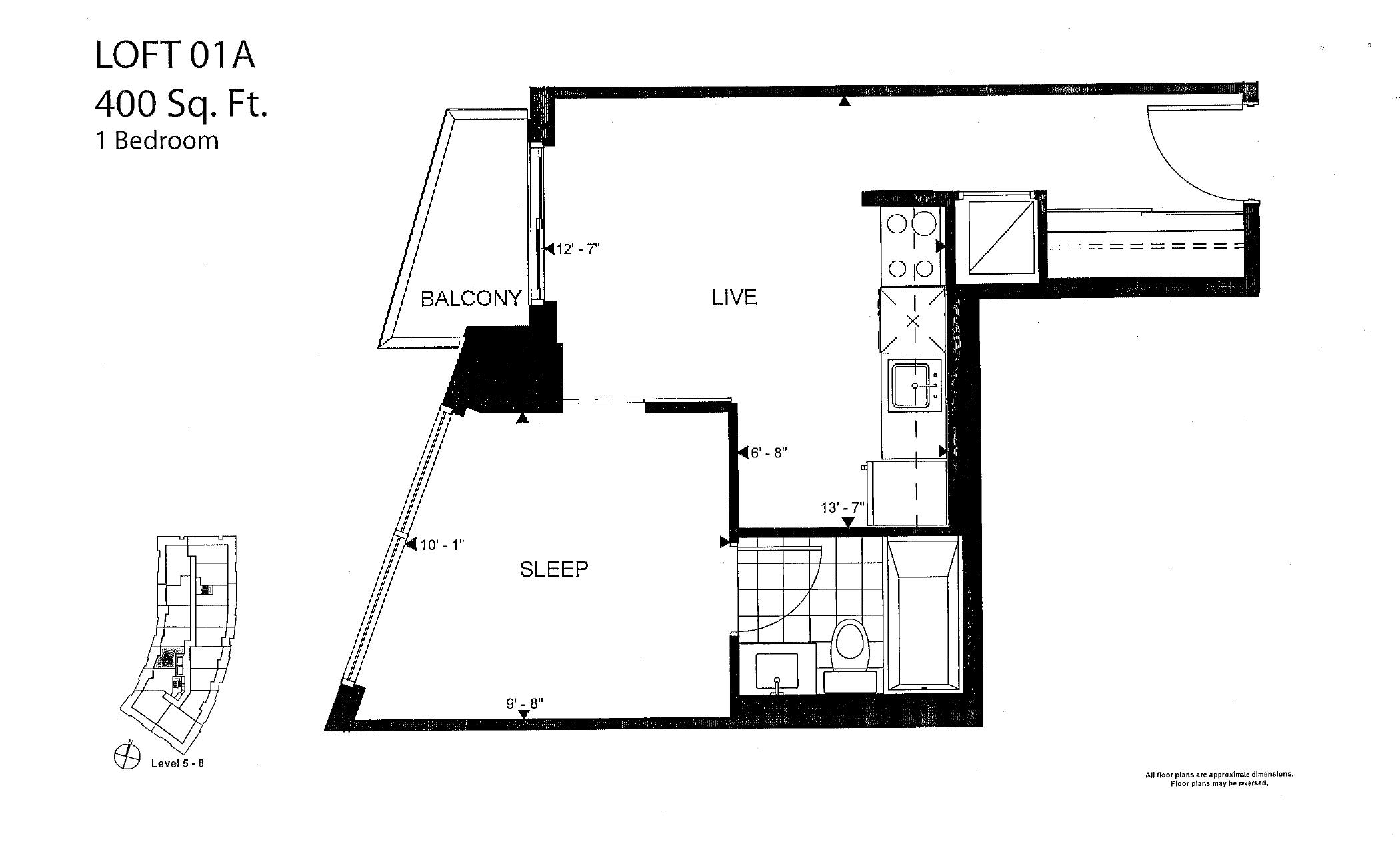 Loft 01A floor plan