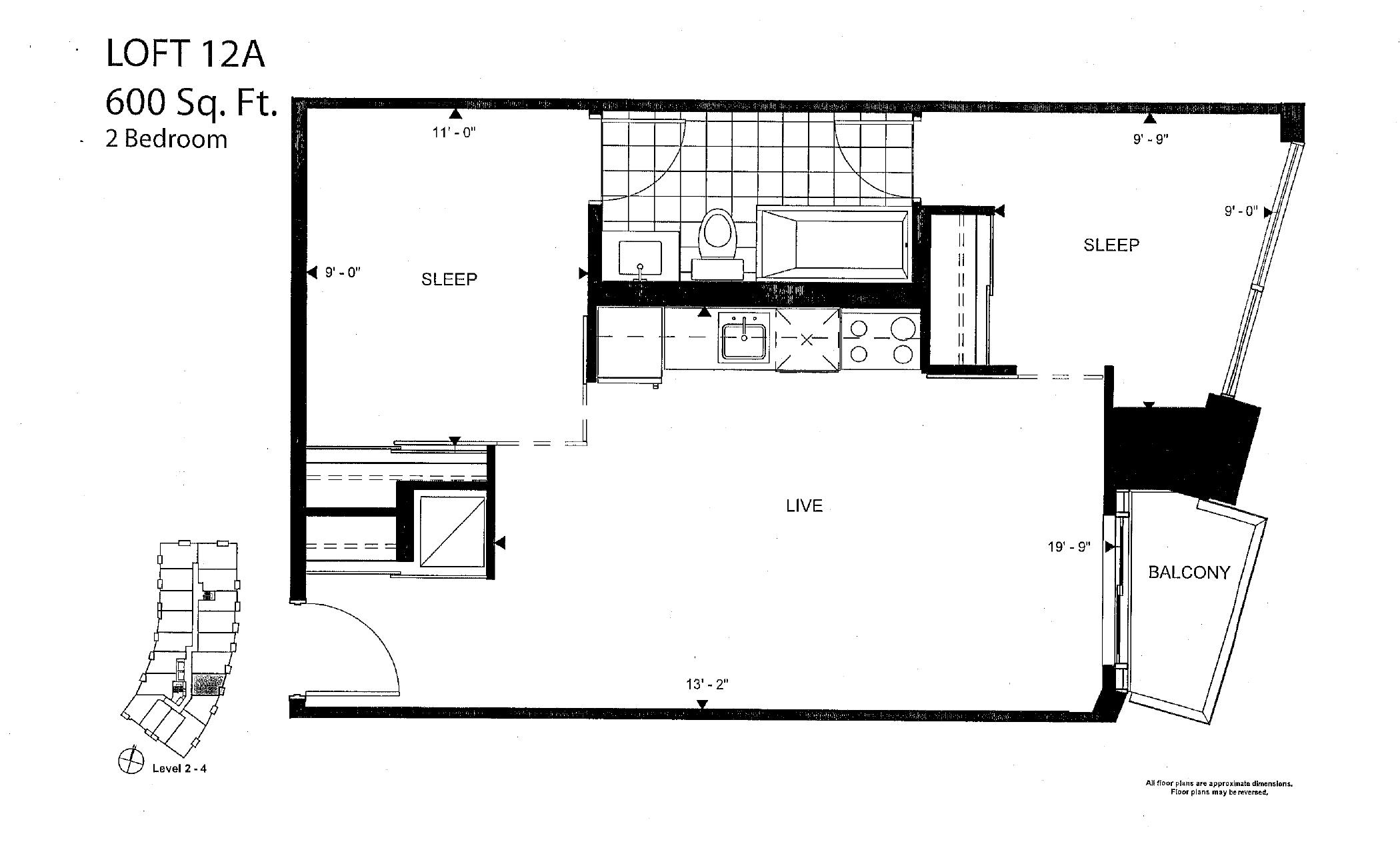 Loft 12A floor plan