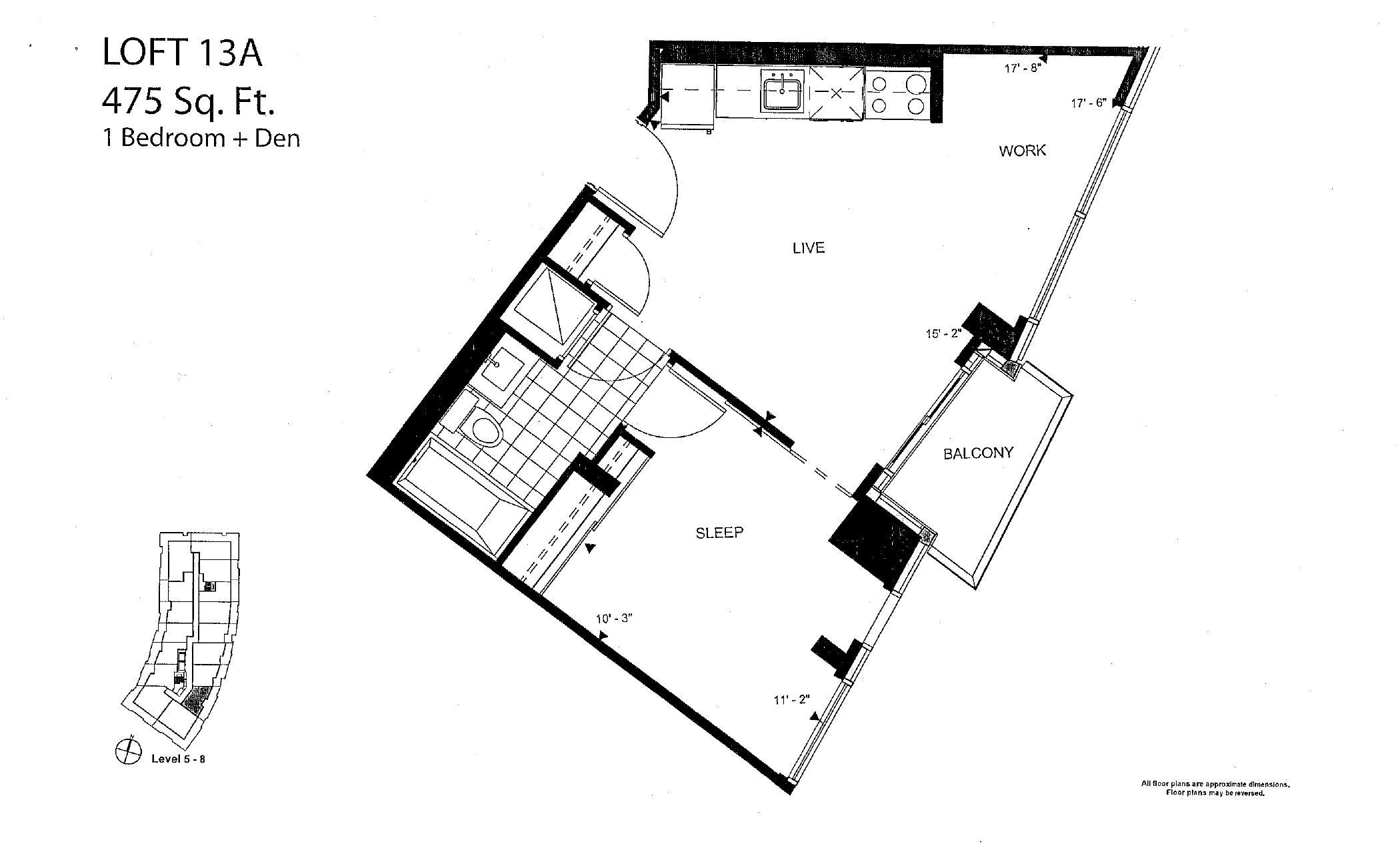 Loft 13A floor plan