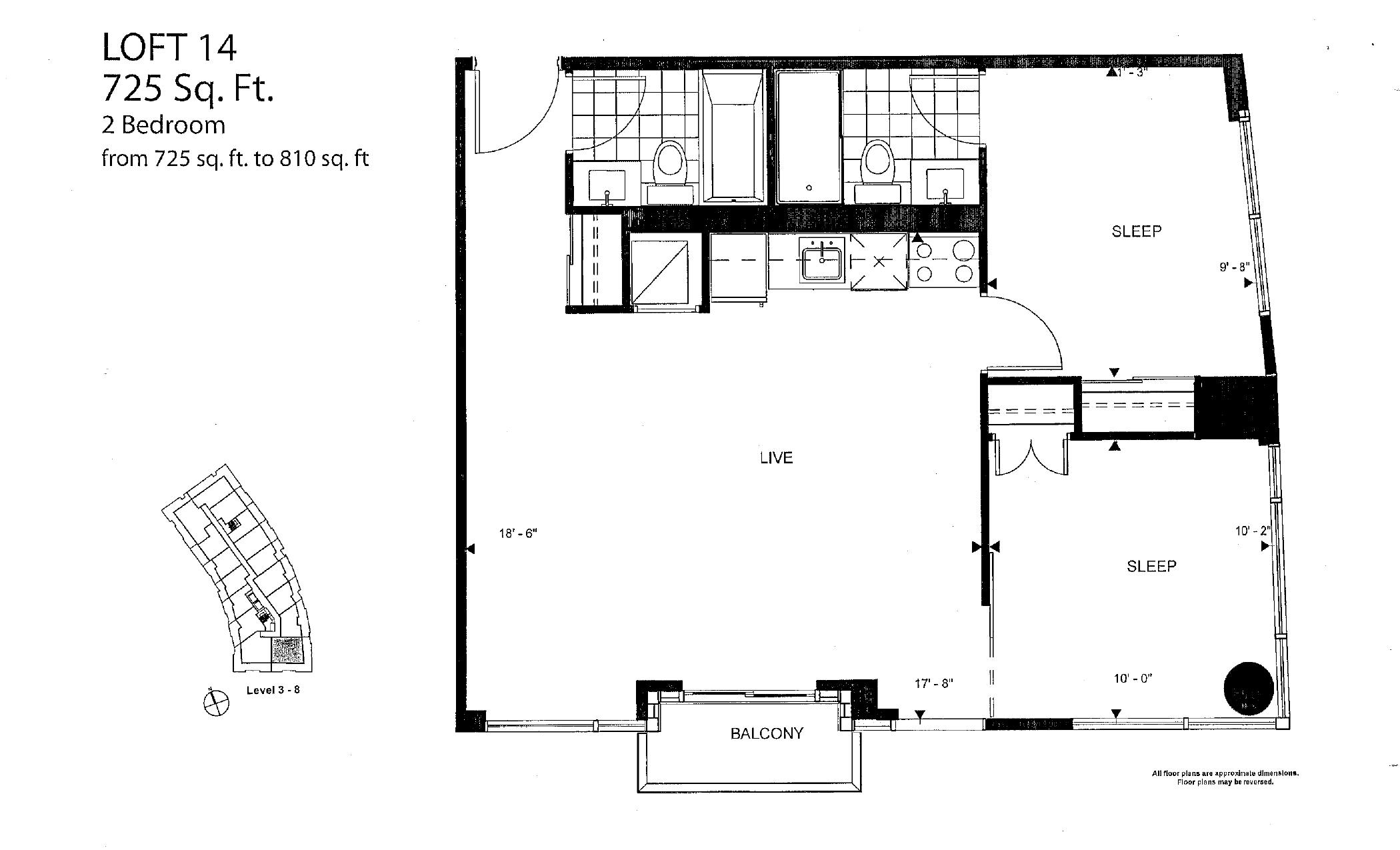 Loft 14 floor plan
