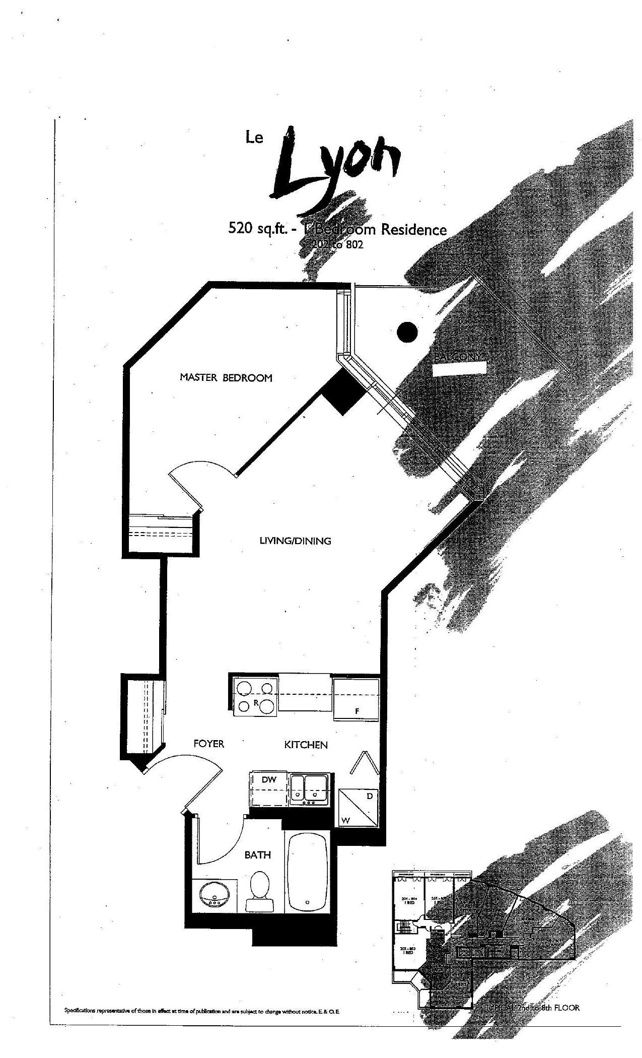 Le Lyon floor plan