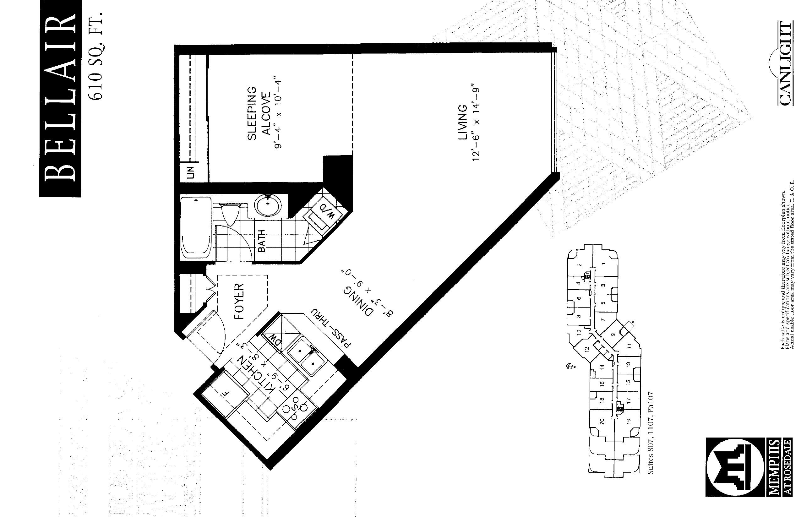 Bellair floor plan