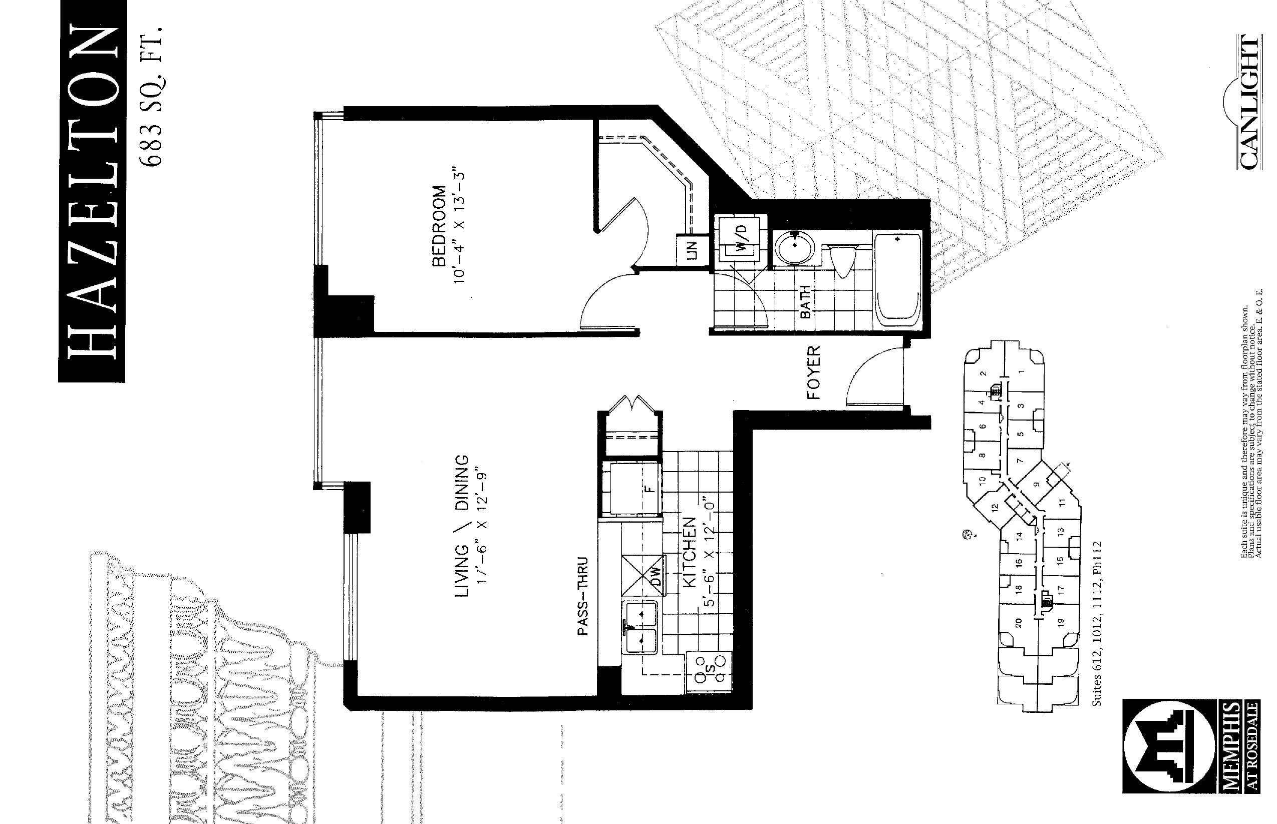 Hazelton floor plan