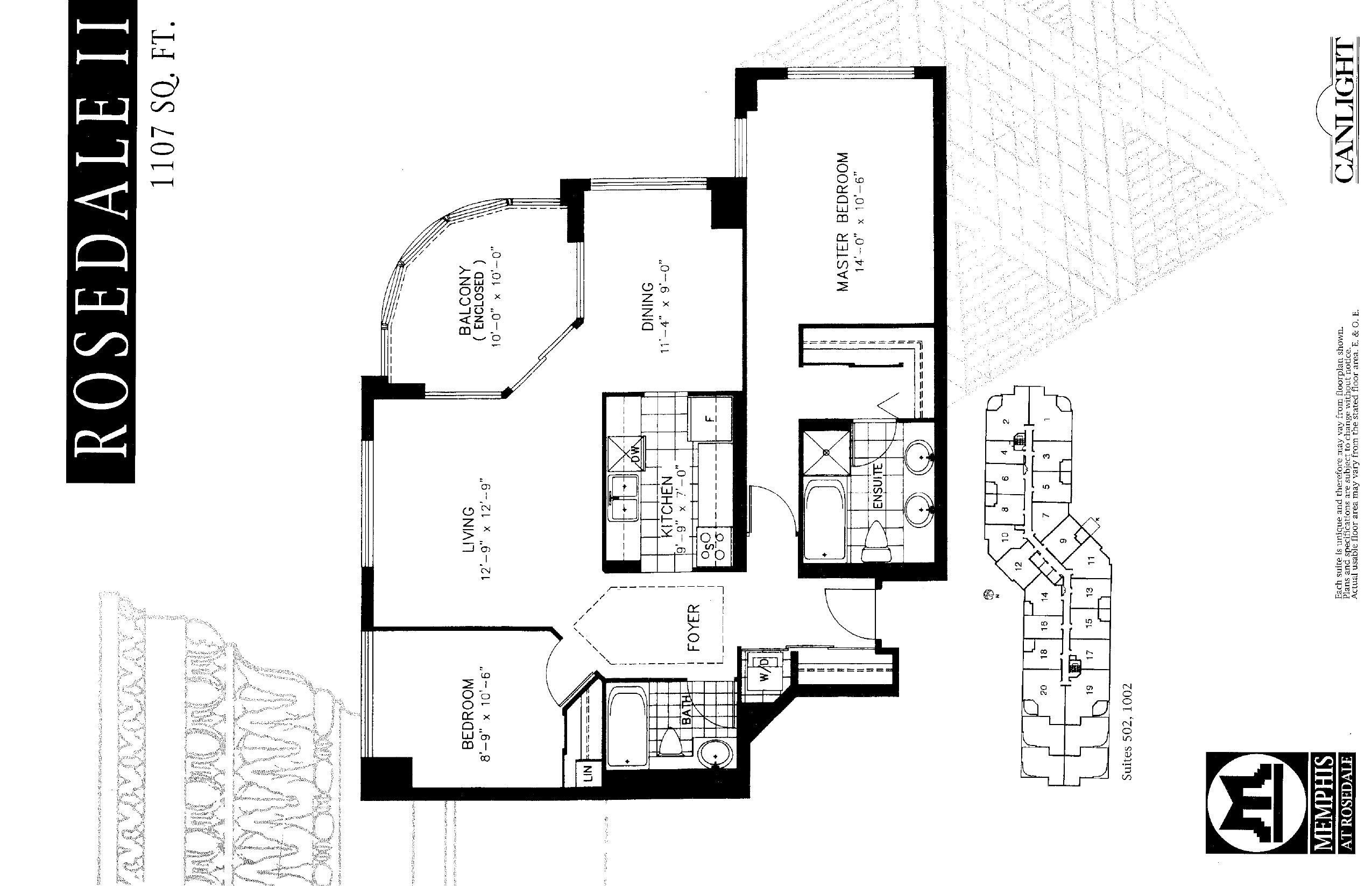 Rosedale II floor plan