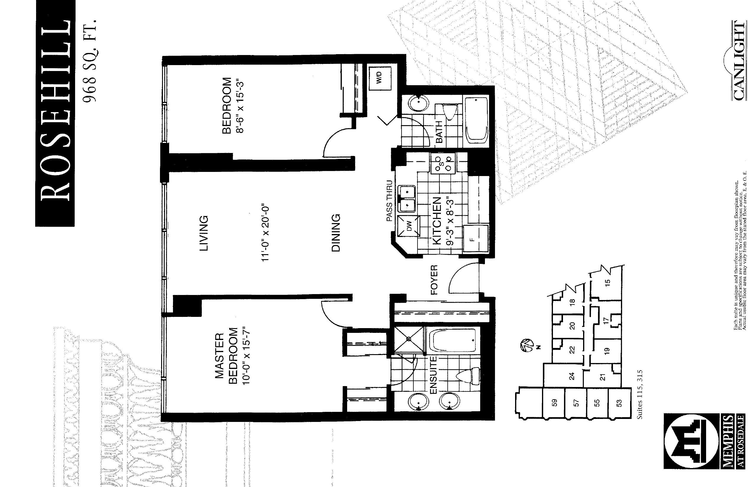 Rosehill floor plan
