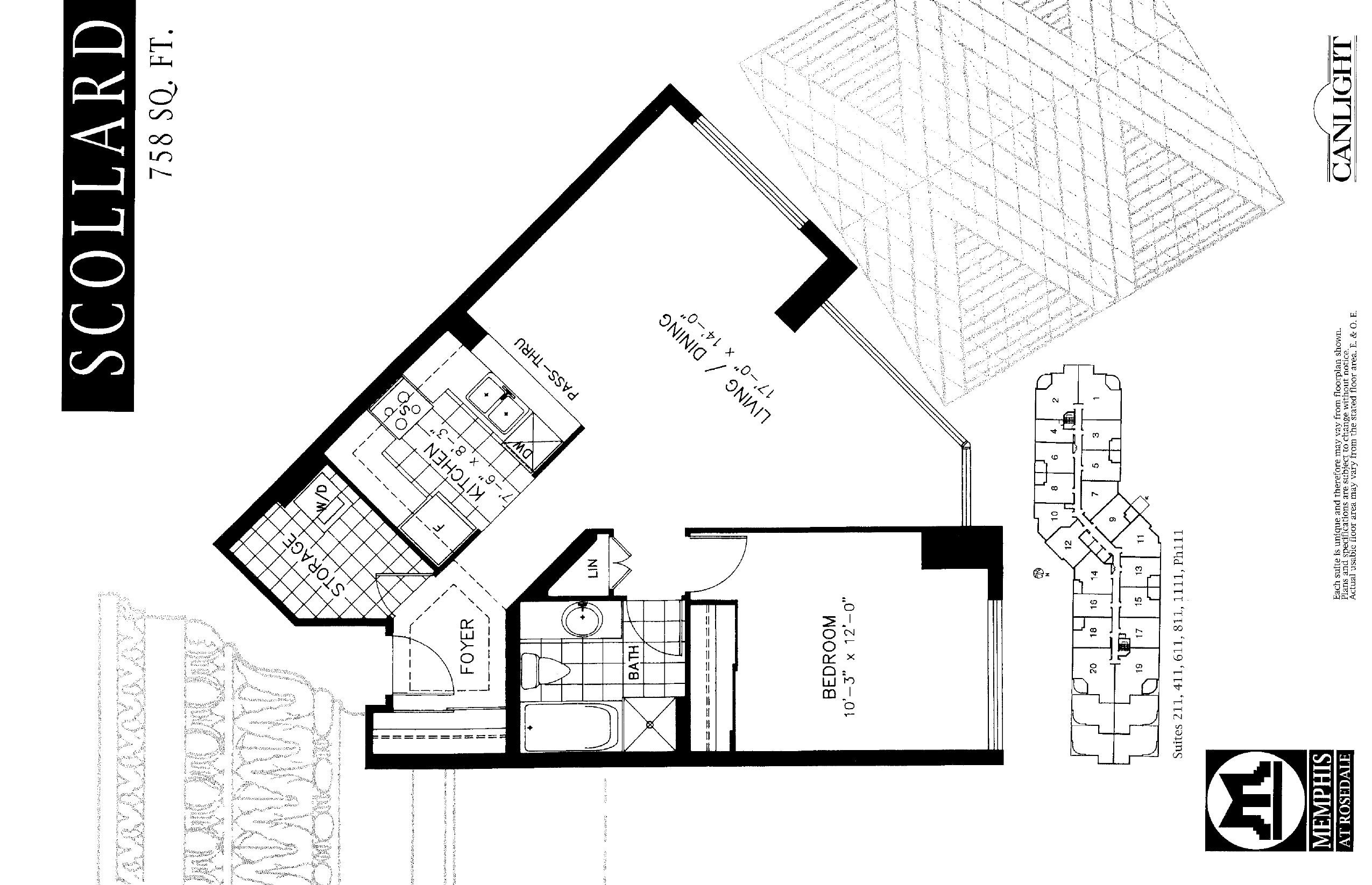 Scollard floor plan