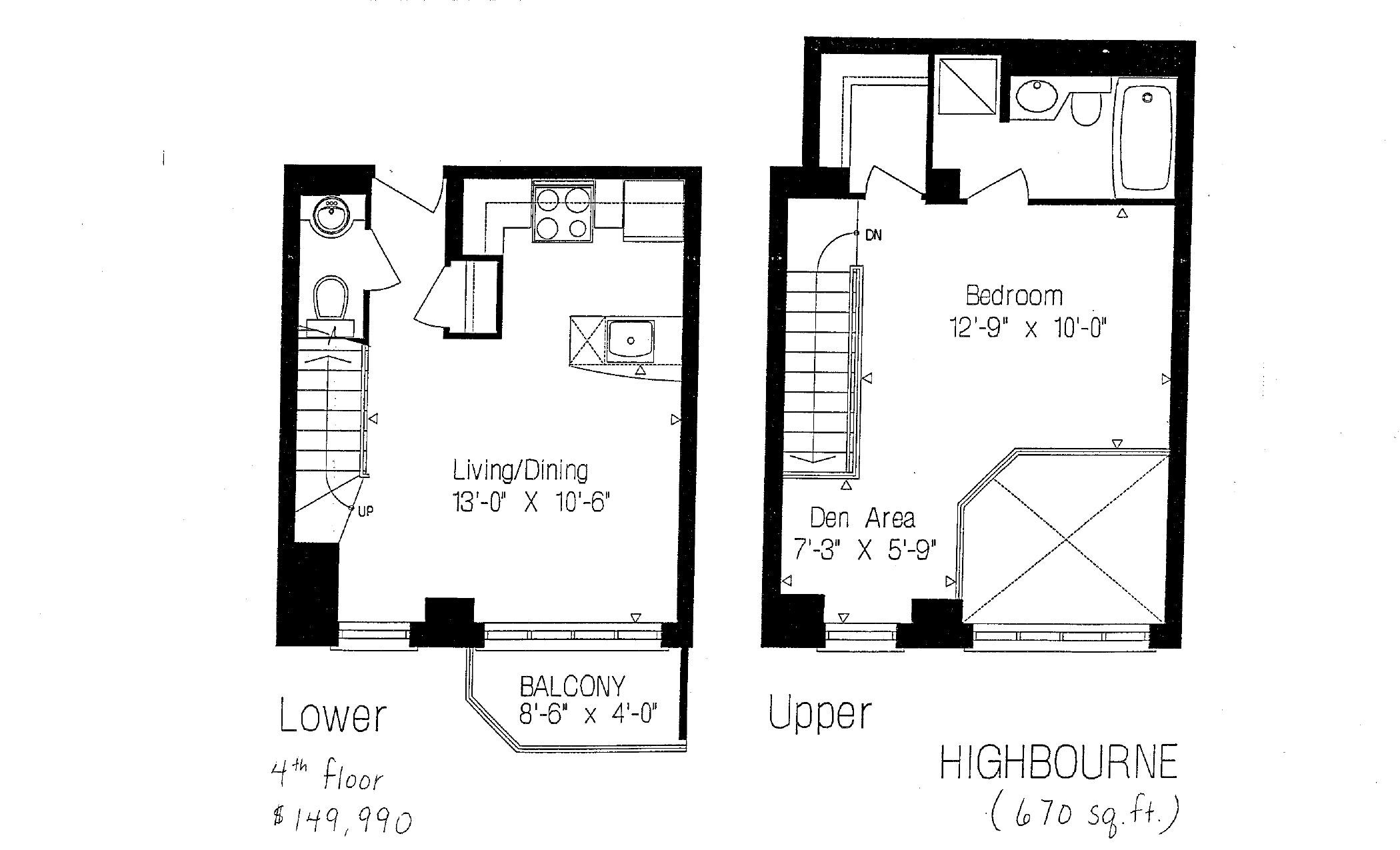 Highbourne floor plan